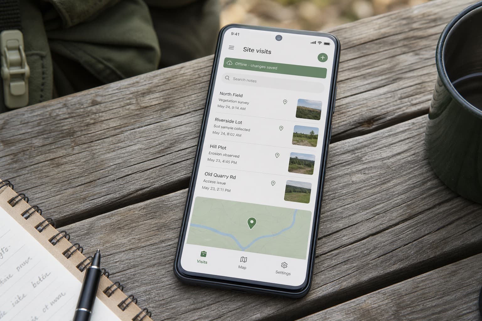 Fieldnote preview