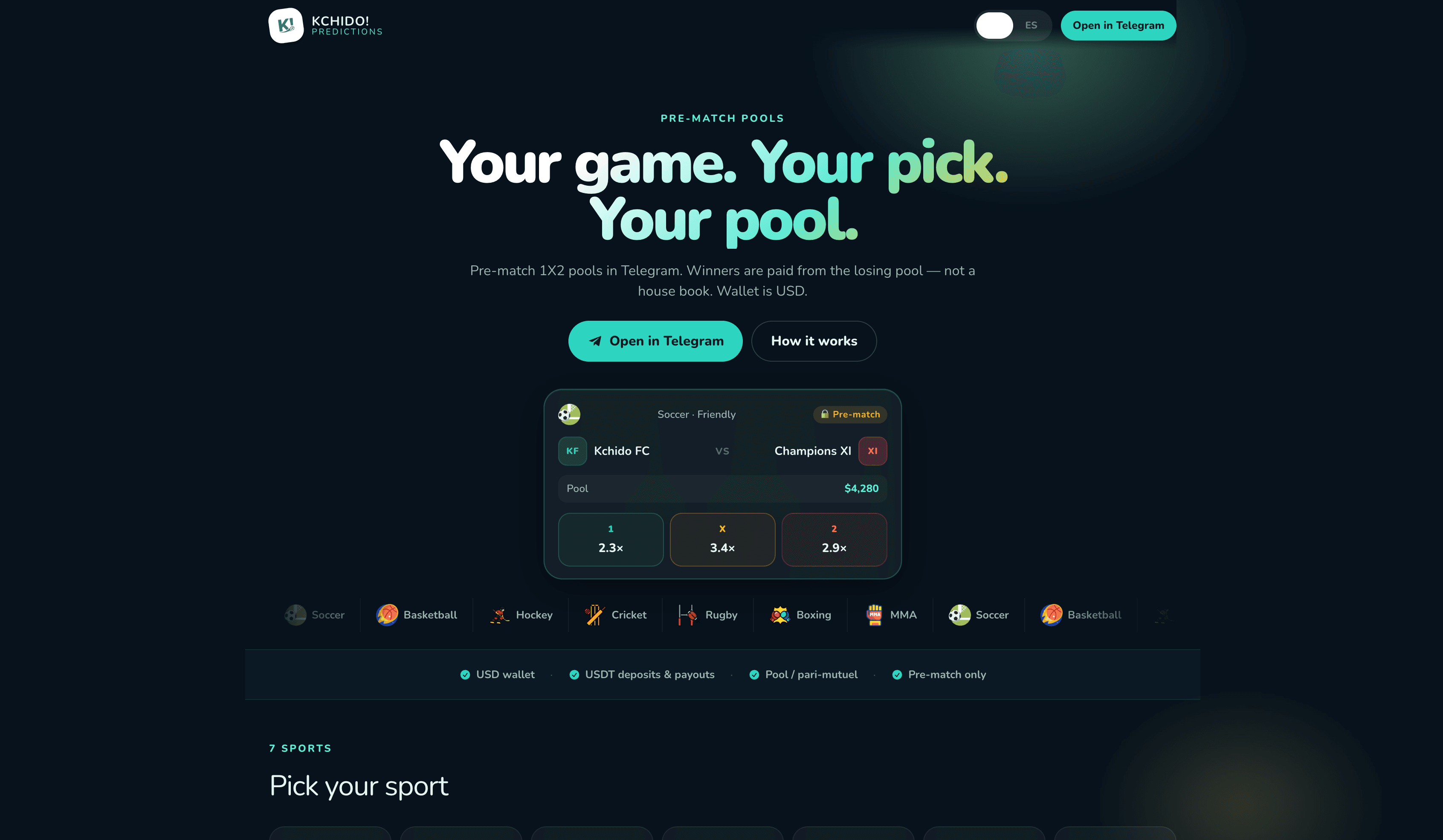 kchido! Bet preview